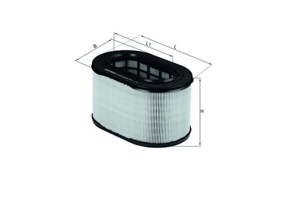 MAHLE LX 669 Air Filter