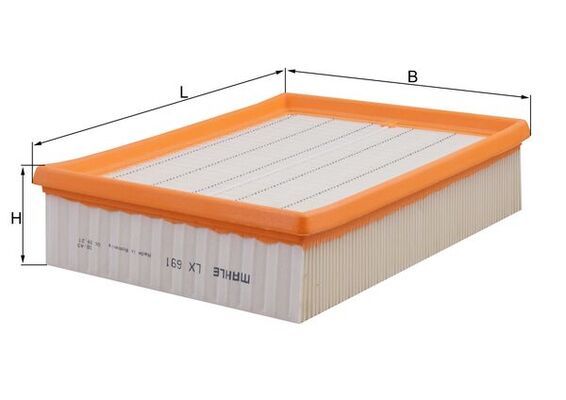 MAHLE LX 691 Air Filter