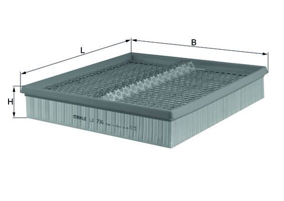 MAHLE LX 736 Air Filter