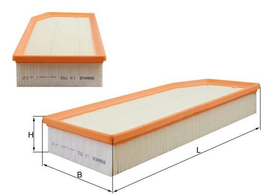 MAHLE LX 752 Air Filter
