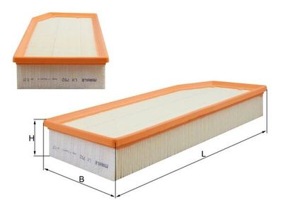 Air Filter MAHLE LX 752