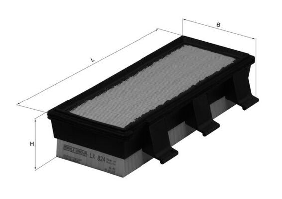 MAHLE LX 824 Air Filter