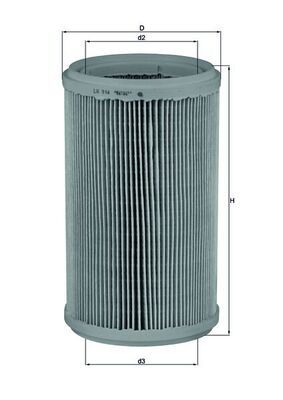 MAHLE LX 914 Air Filter