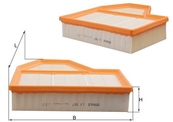 MAHLE LX 987 Air Filter
