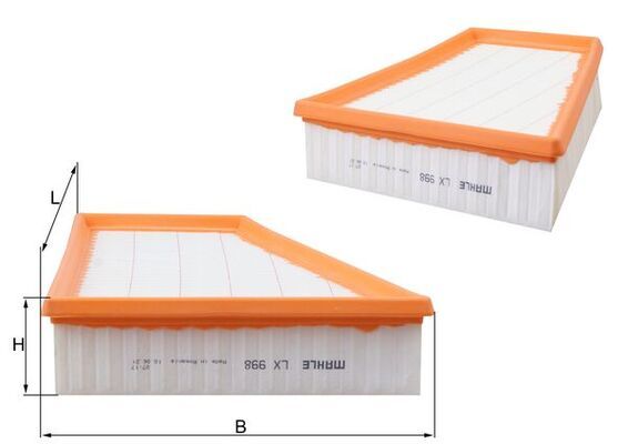 MAHLE LX 998 Air Filter