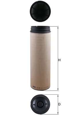 MAHLE LXS 394 Secondary Air Filter
