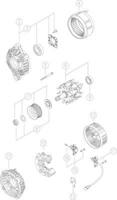 Alternator MAHLE MG 4