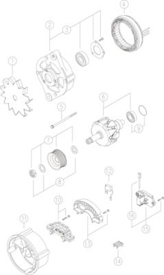 MAHLE MG 563 Alternator