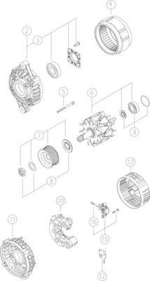 Alternator MAHLE MG 74