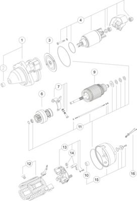 MAHLE MS 365 Starter