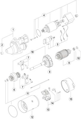 MAHLE MS 43 Starter