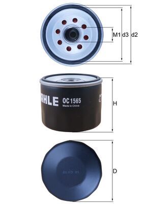 MAHLE OC 1565 Oil Filter