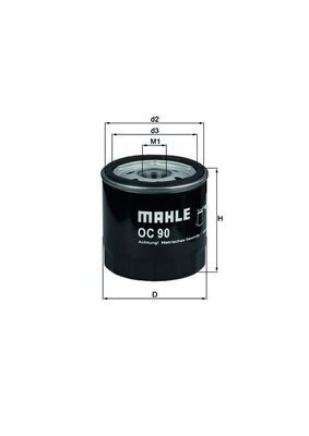 Oil Filter MAHLE OC 90 OF