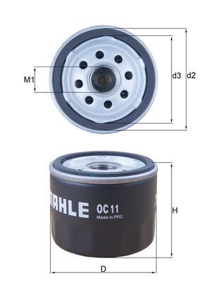 MAHLE OC 11 Oil Filter
