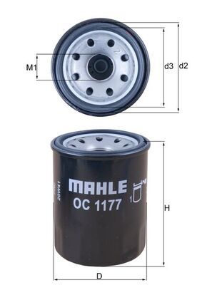 MAHLE OC 1177 Oil Filter