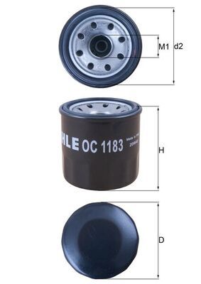 MAHLE OC 1183 Oil Filter