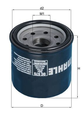 Oil Filter MAHLE OC 575