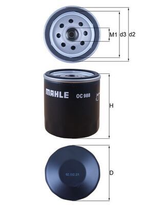 MAHLE OC 988 Oil Filter
