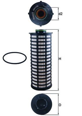 MAHLE OX 1152D Oil Filter
