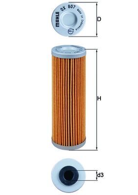 Oil Filter MAHLE OX 807