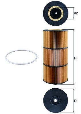 MAHLE OX 832D Oil Filter