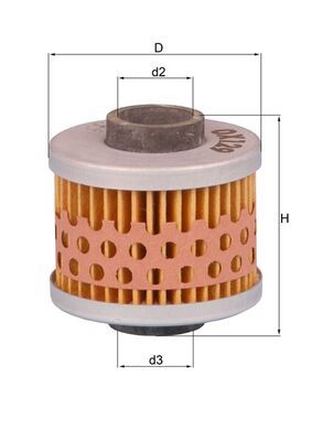 Oil Filter MAHLE OX 129