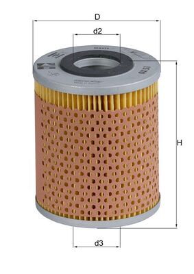 Oil Filter MAHLE OX 51