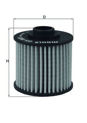 Oil Filter MAHLE OX 803