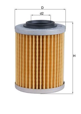 MAHLE OX 970 Oil Filter