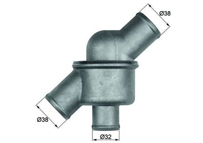 Thermostat, coolant MAHLE TH 34 80