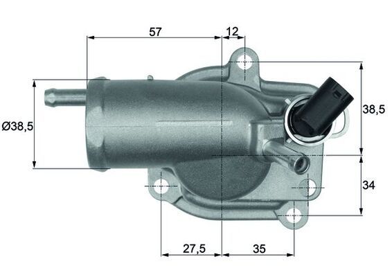MAHLE TH 9 87 Thermostat, coolant