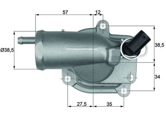 MAHLE TH 10 87 Thermostat, coolant