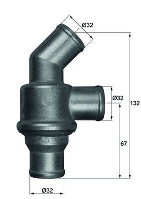 MAHLE TH 16 80 Thermostat, coolant