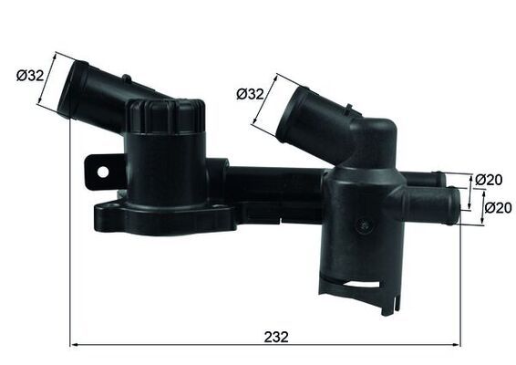 MAHLE TH 52 Thermostat, coolant