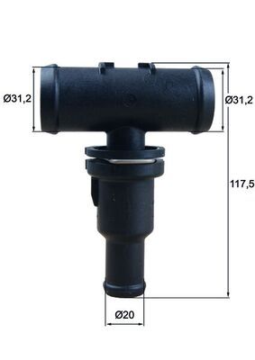 MAHLE TH 53 75 Thermostat, coolant