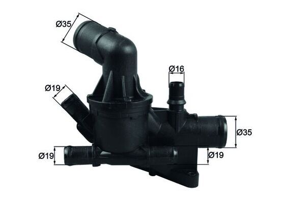 MAHLE TH 54 80 Thermostat, coolant