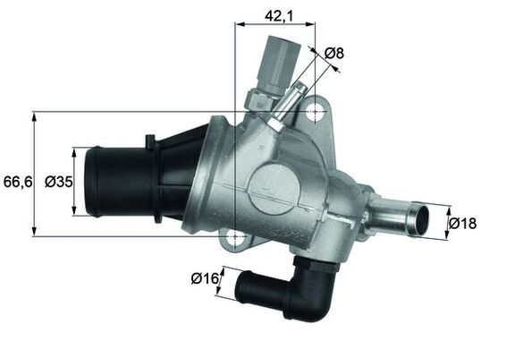 MAHLE TI 154 88 Thermostat, coolant