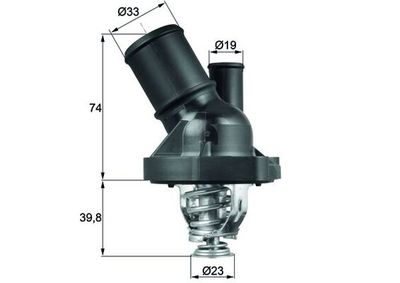 Thermostat, coolant MAHLE TI 200 82