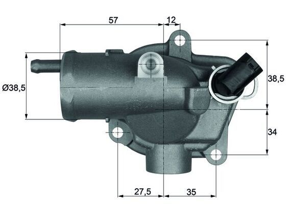 MAHLE TI 30 92 Thermostat, coolant