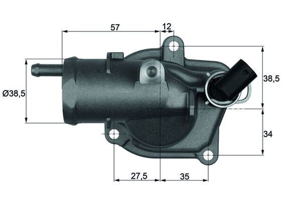 MAHLE TI 31 87 Thermostat, coolant