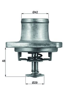 MAHLE TI 48 80D Thermostat, coolant