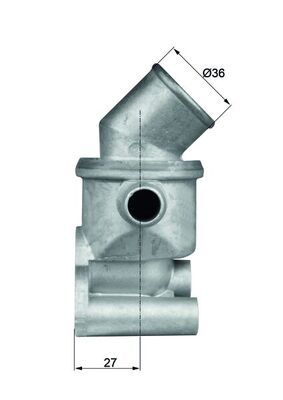 MAHLE TI 72 87D Thermostat, coolant