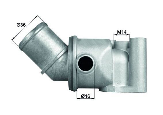 MAHLE TI 91 87D Thermostat, coolant