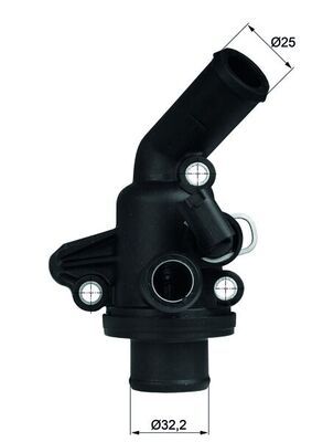Thermostat, coolant MAHLE TI 11 87