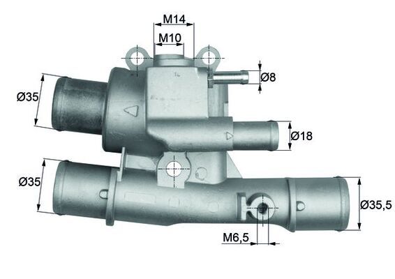 MAHLE TI 124 88 Thermostat, coolant