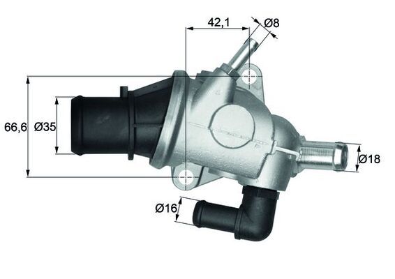 MAHLE TI 125 88 Thermostat, coolant