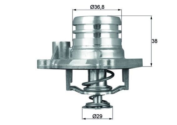 MAHLE TI 13 92 Thermostat, coolant