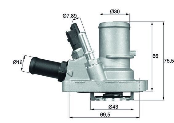 MAHLE TI 144 88 Thermostat, coolant