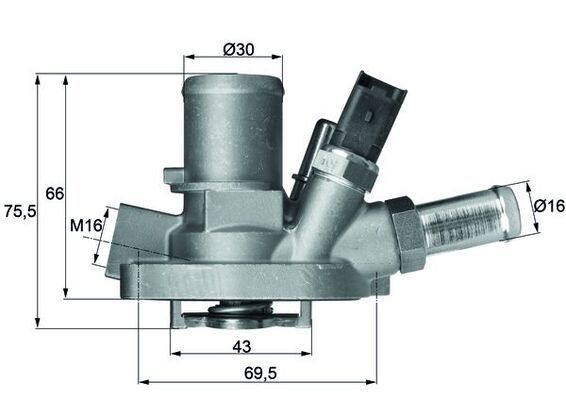 MAHLE TI 147 80 Thermostat, coolant