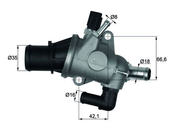 MAHLE TI 163 88 Thermostat, coolant